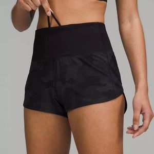 Lululemon Camo Speed Up High-Rise Lined Short 2.5"